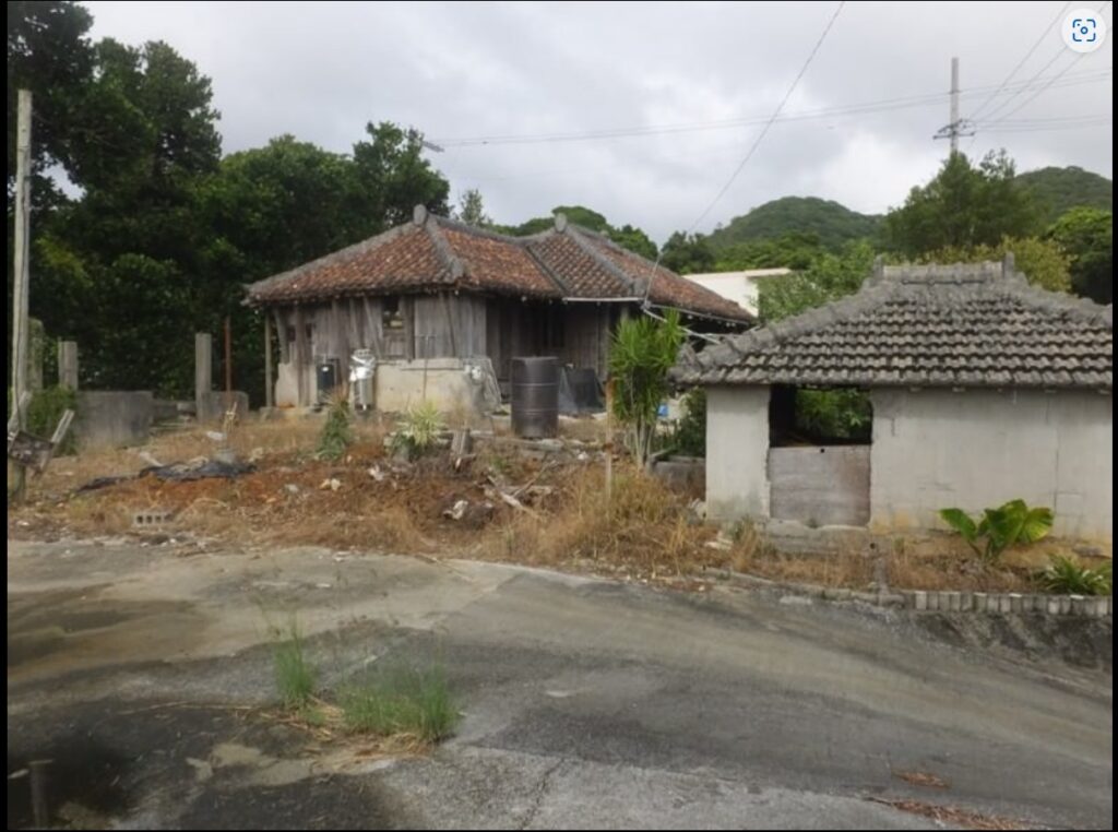 本部町健堅古家付き土地